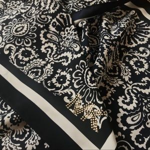Michael Kors oversized bandanna square studded MK